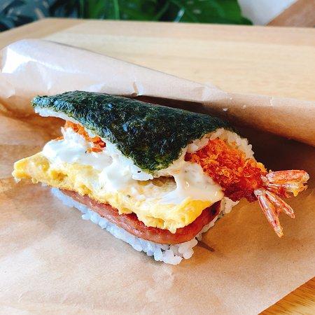 Pork Tamago Onigiri Honten Makishi Market